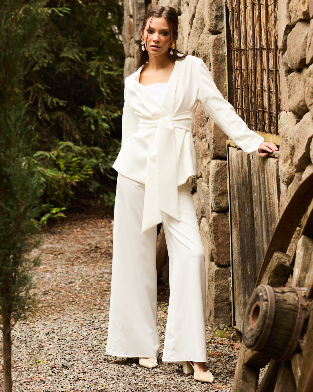 Pantalon Celine Blanco