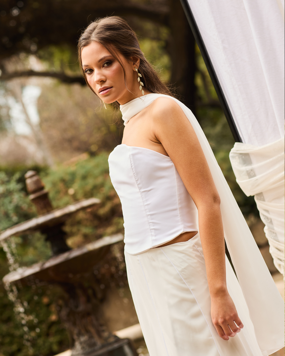 Falda Aurora Blanca