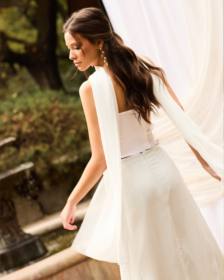Falda Aurora Blanca