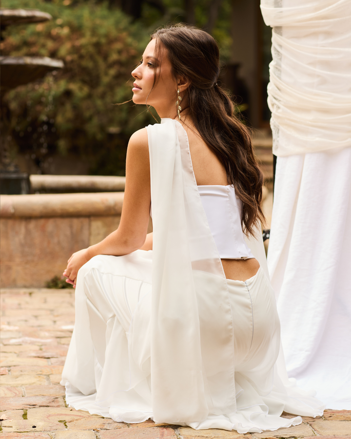 Falda Aurora Blanca