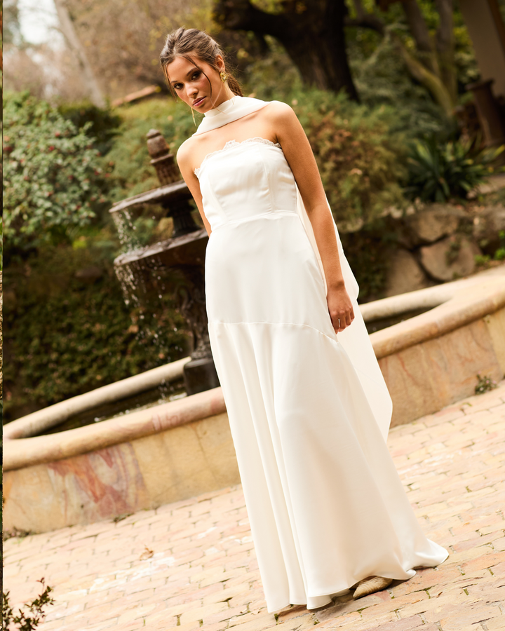 Vestido Gala Blanco