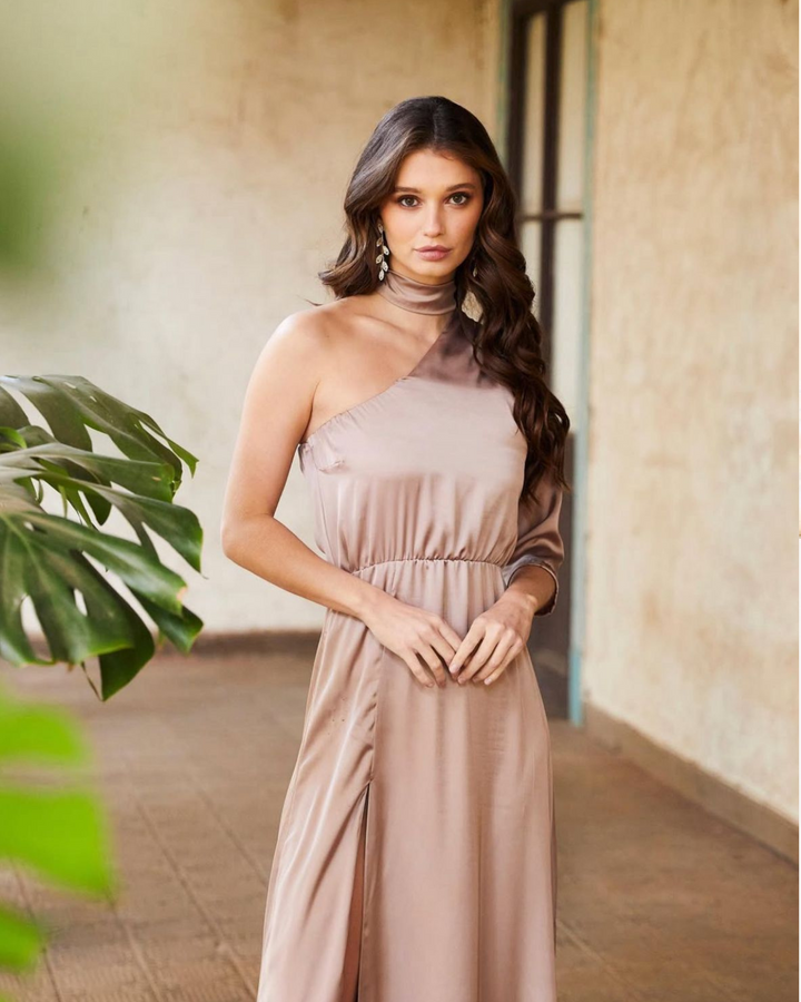 Vestido Caterina Beige