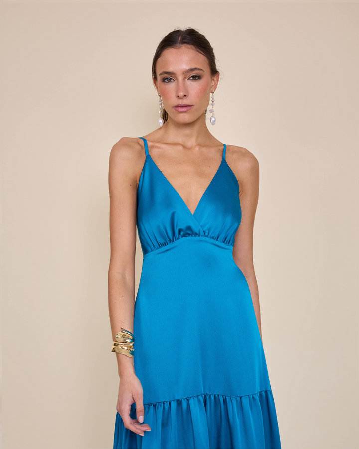 Vestido Leticia Petroleo