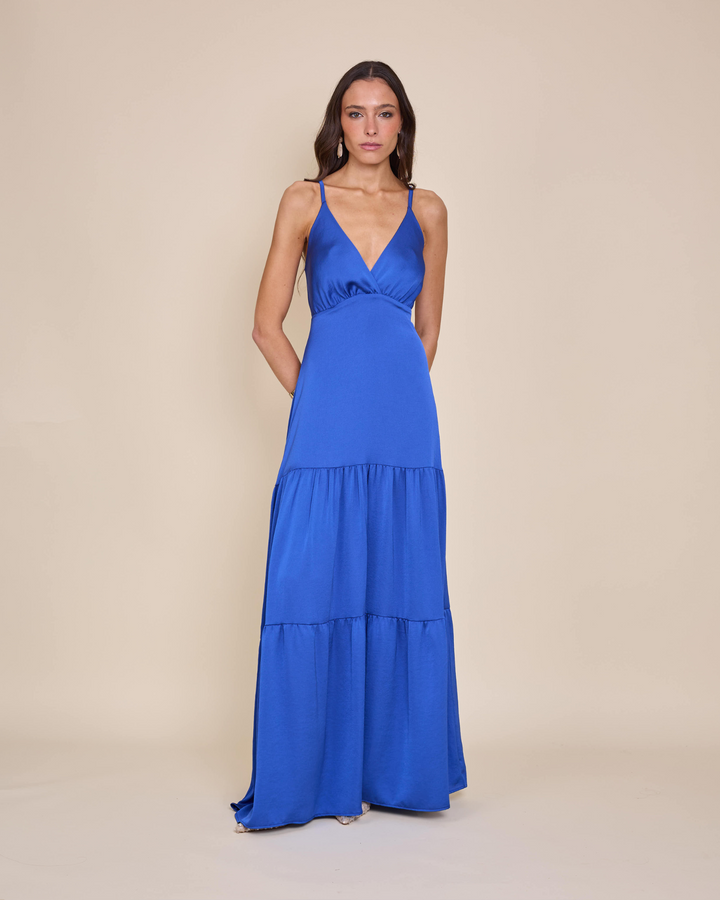 Vestido Leticia Azul Electrico