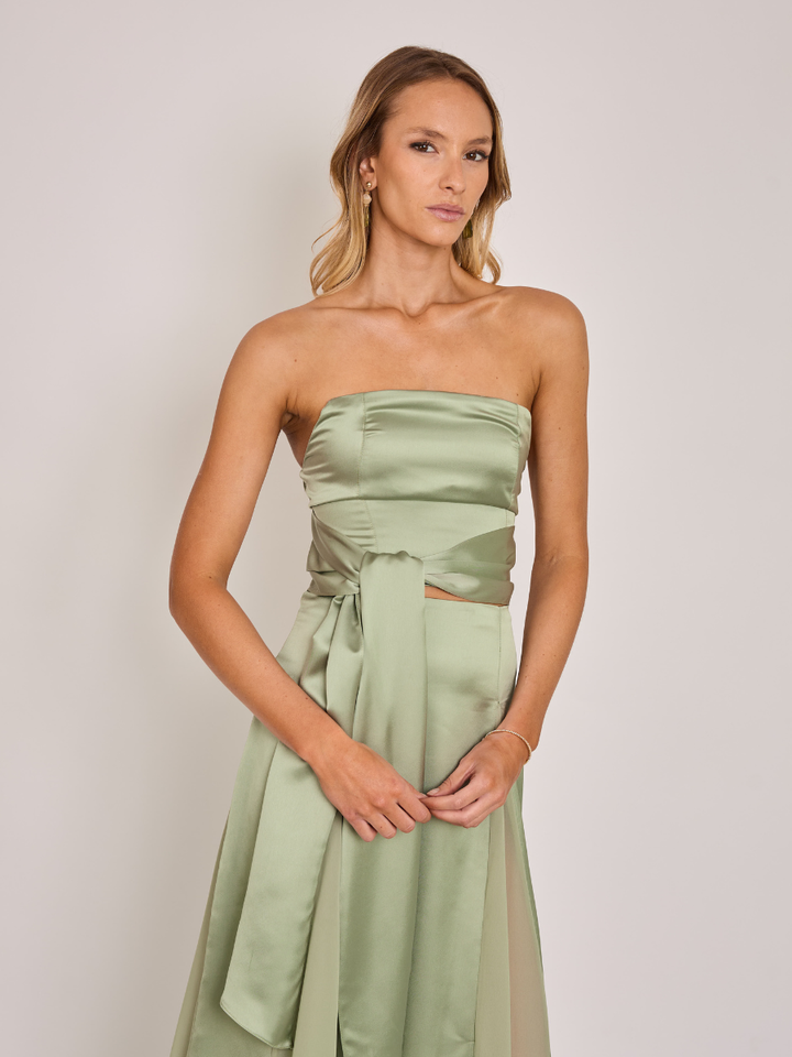 Top Flavia Verde Agua