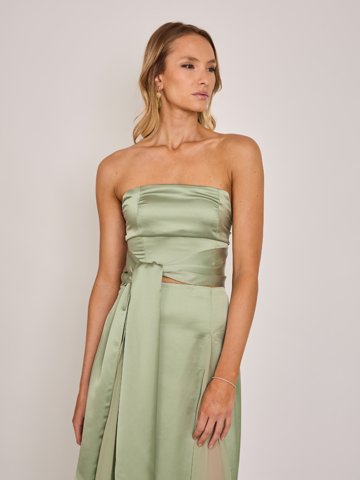 Top Flavia Verde Agua