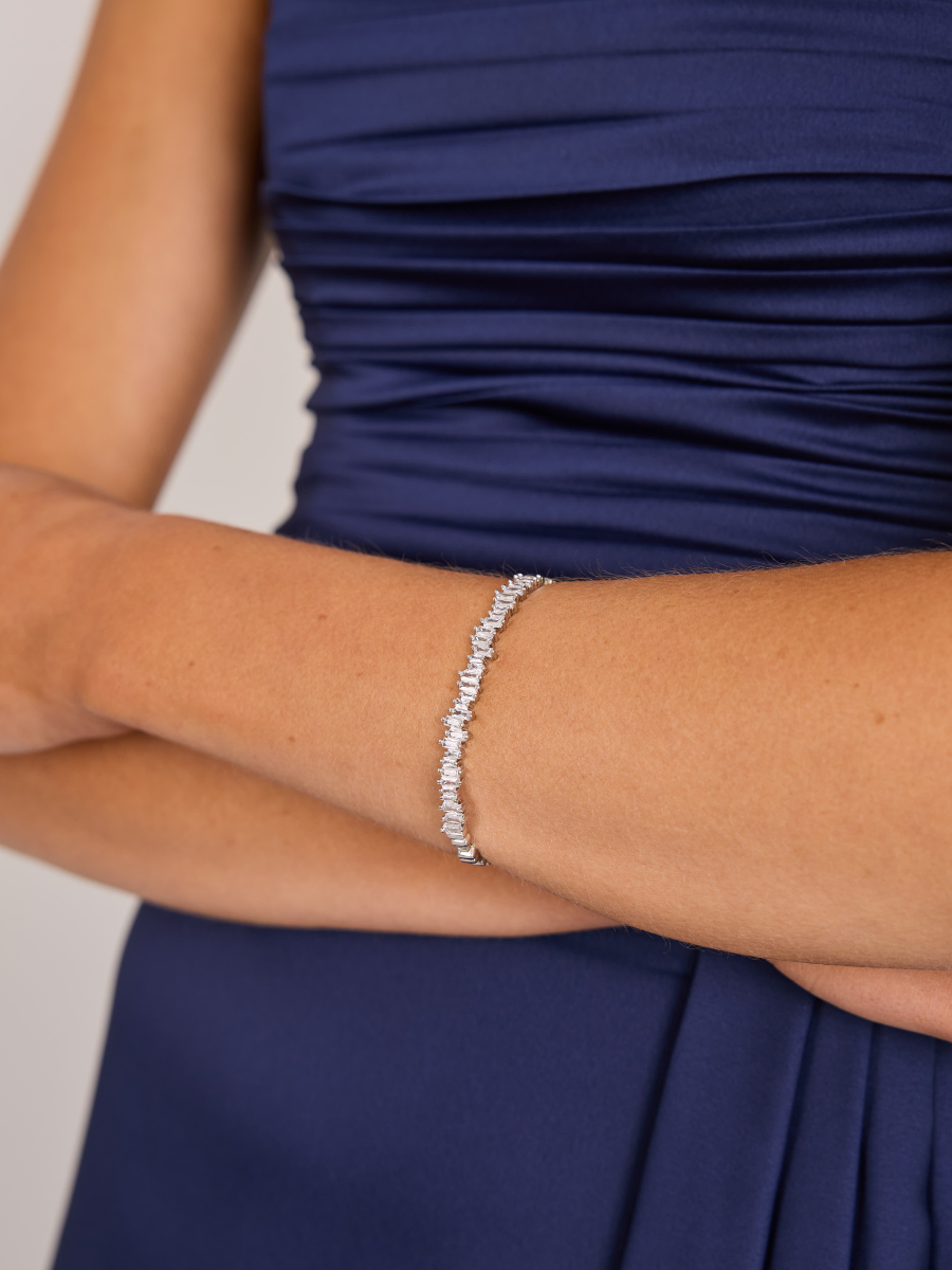 Pulsera Alba Plateada
