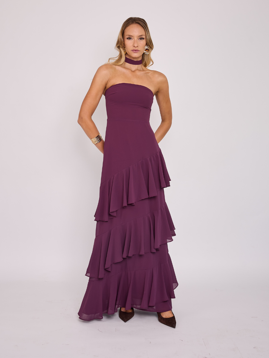 Vestido Amaia Vino