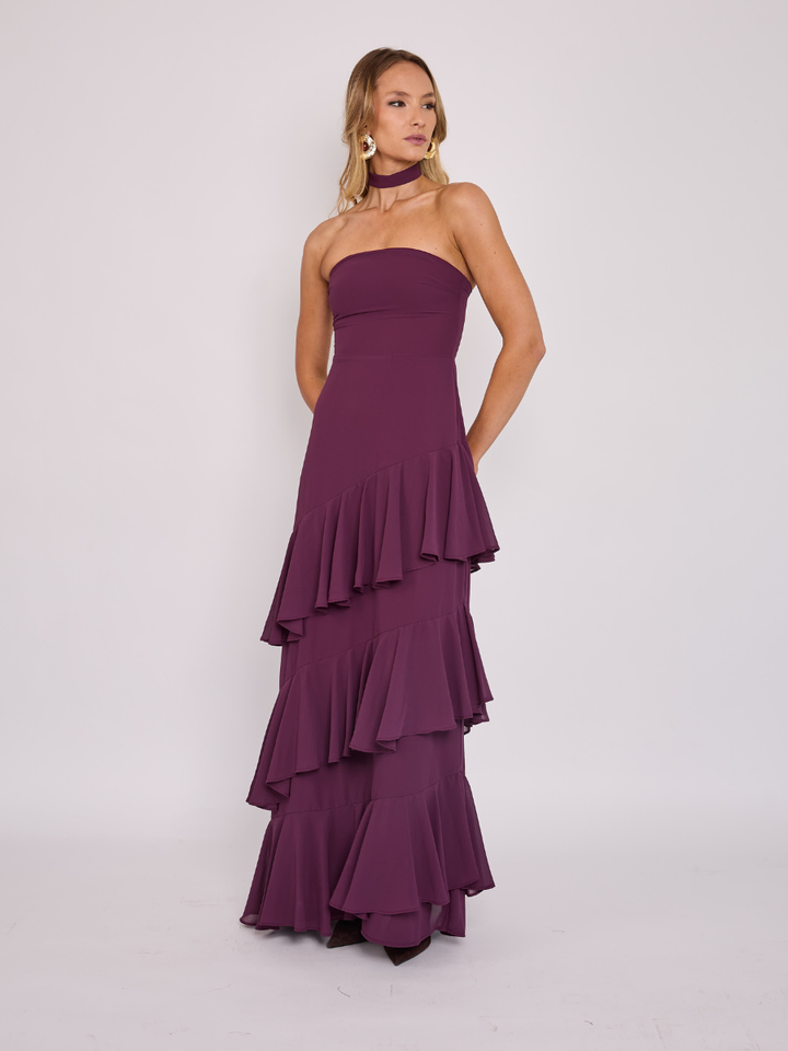 Vestido Amaia Vino