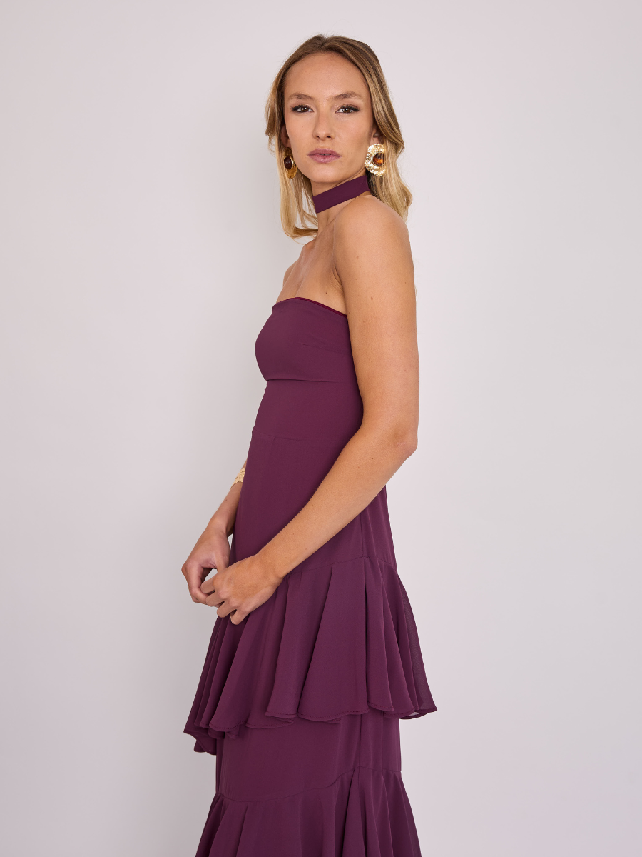 Vestido Amaia Vino