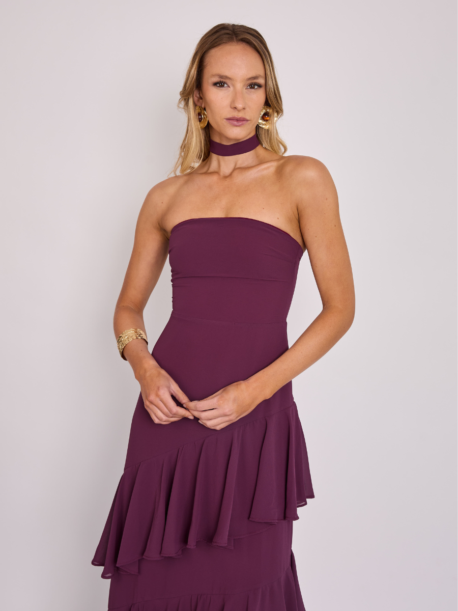 Vestido Amaia Vino