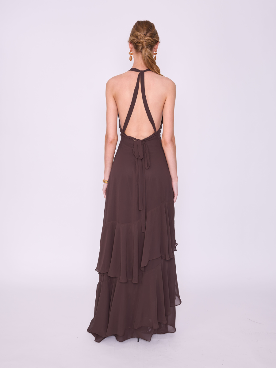 Vestido Diana Cafe