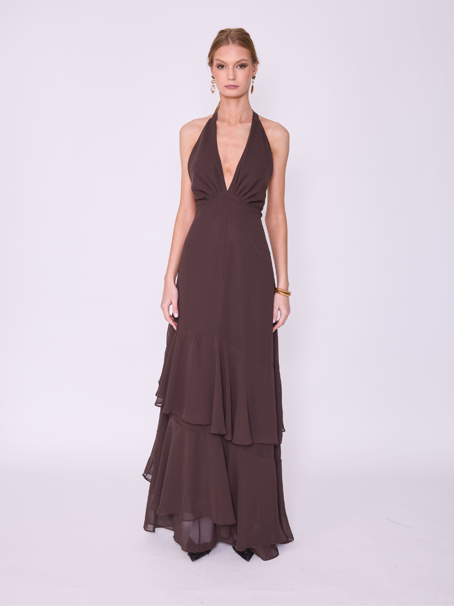 Vestido Diana Cafe
