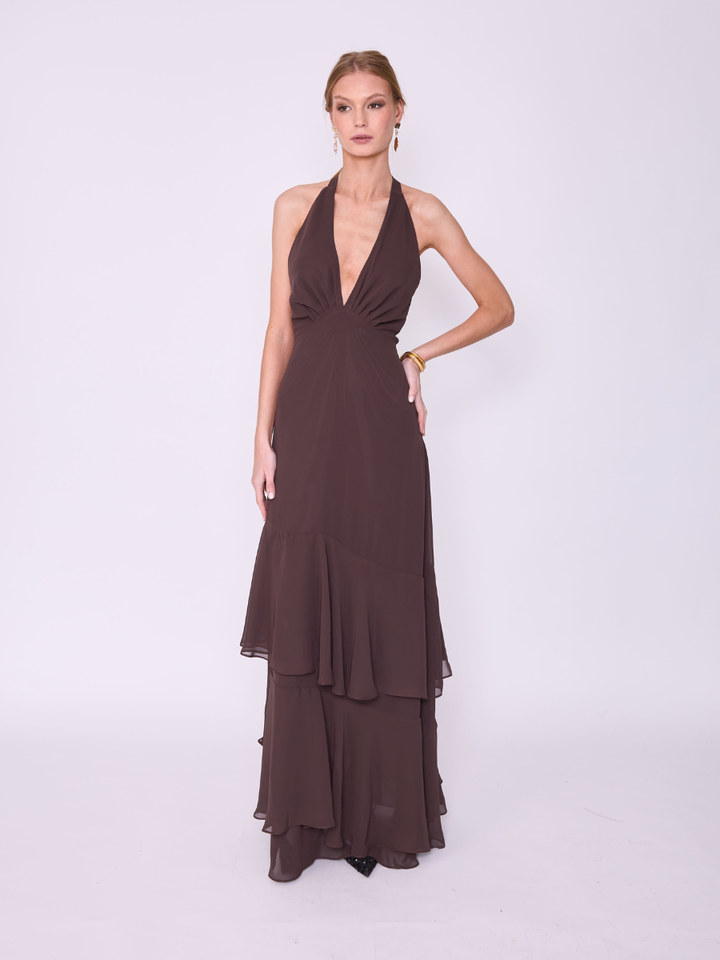 Vestido Diana Cafe