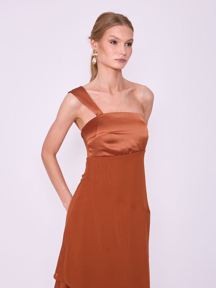 Vestido Antonieta Terracota