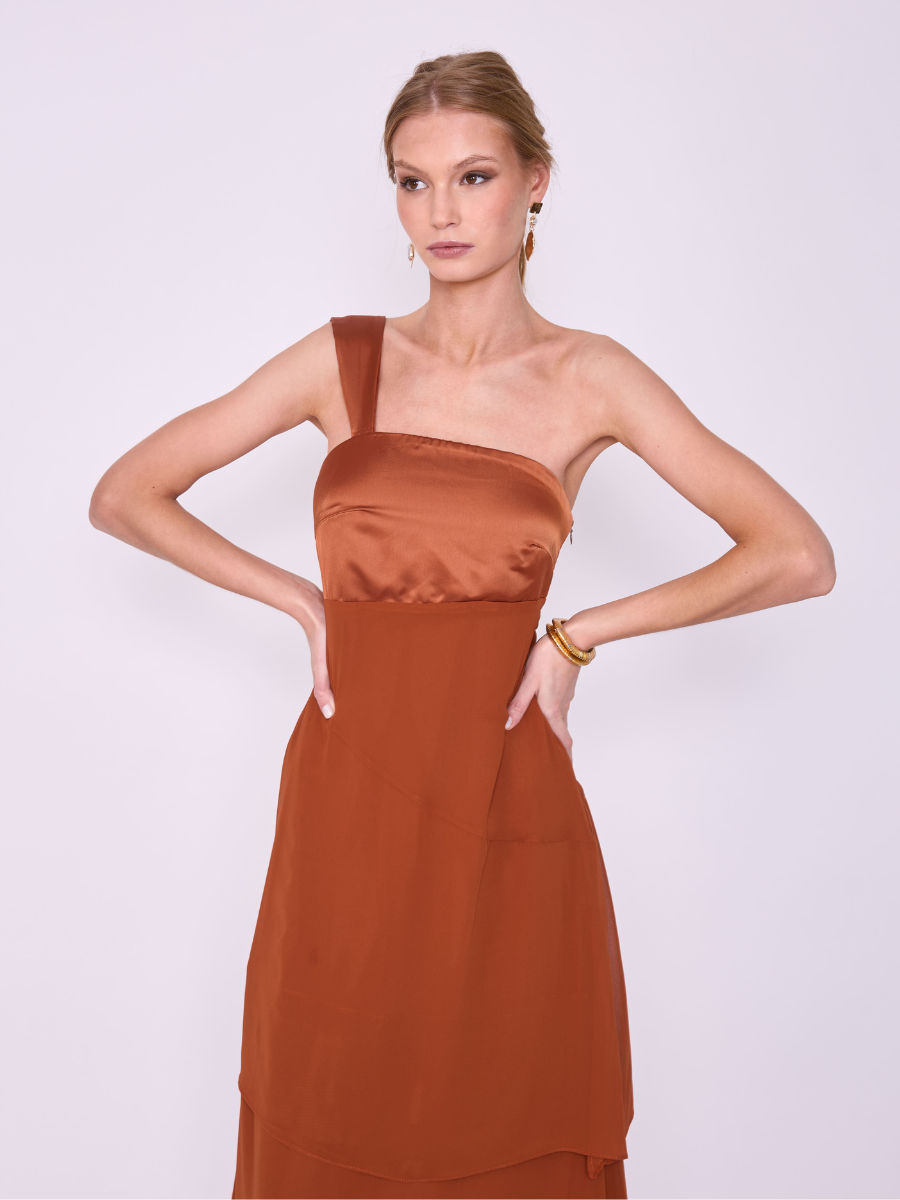 Vestido Antonieta Terracota