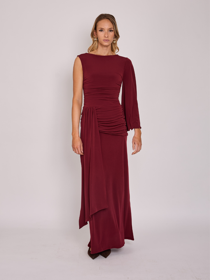 Vestido Carlota Burdeo