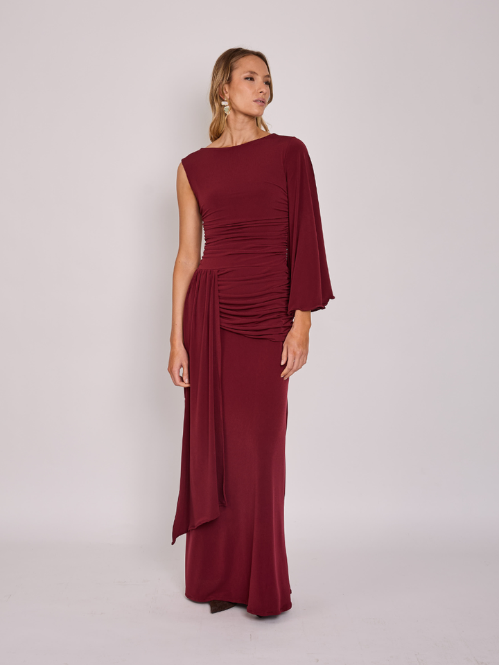 Vestido Carlota Burdeo