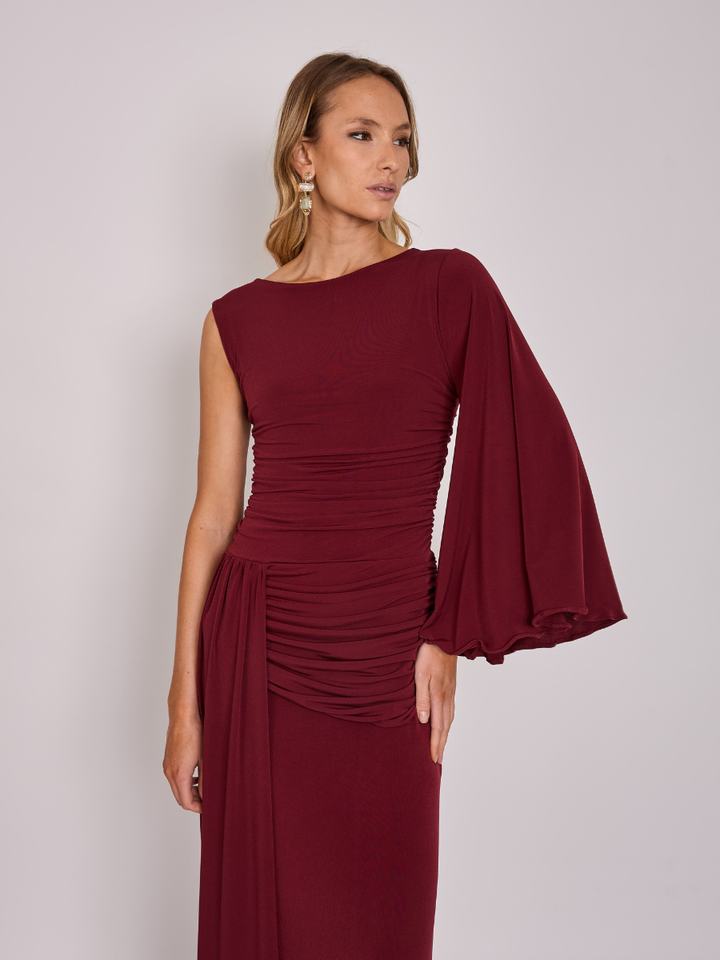 Vestido Carlota Burdeo