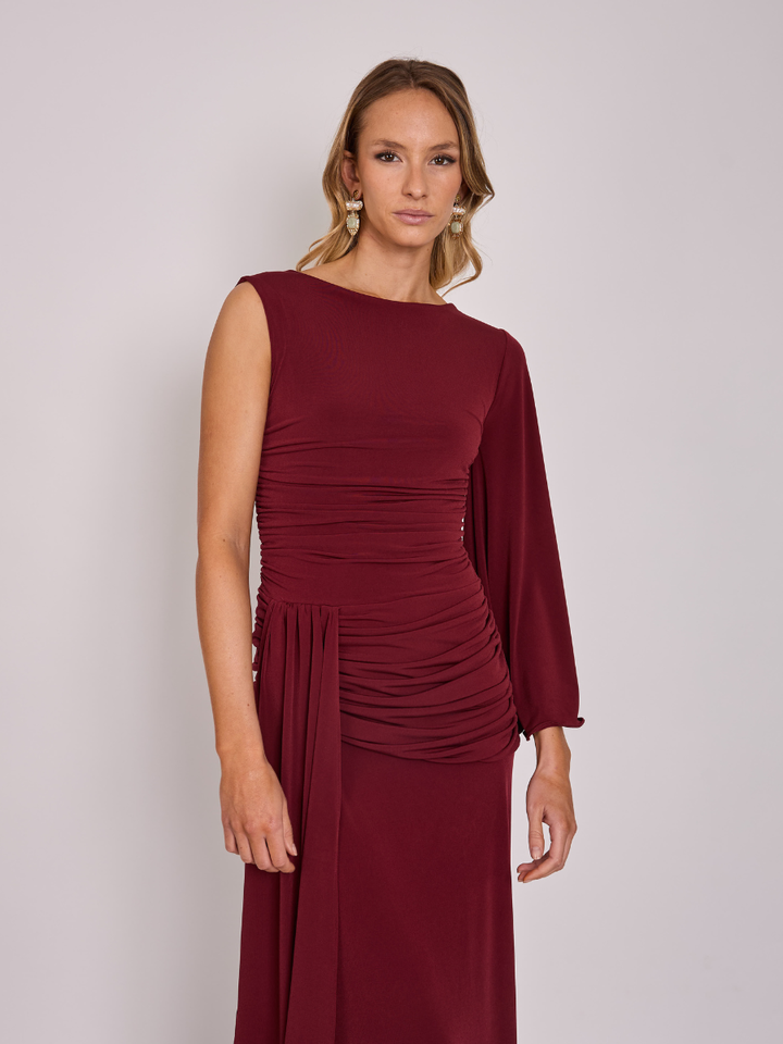 Vestido Carlota Burdeo