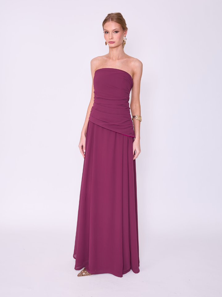 Vestido Anastasia Vino