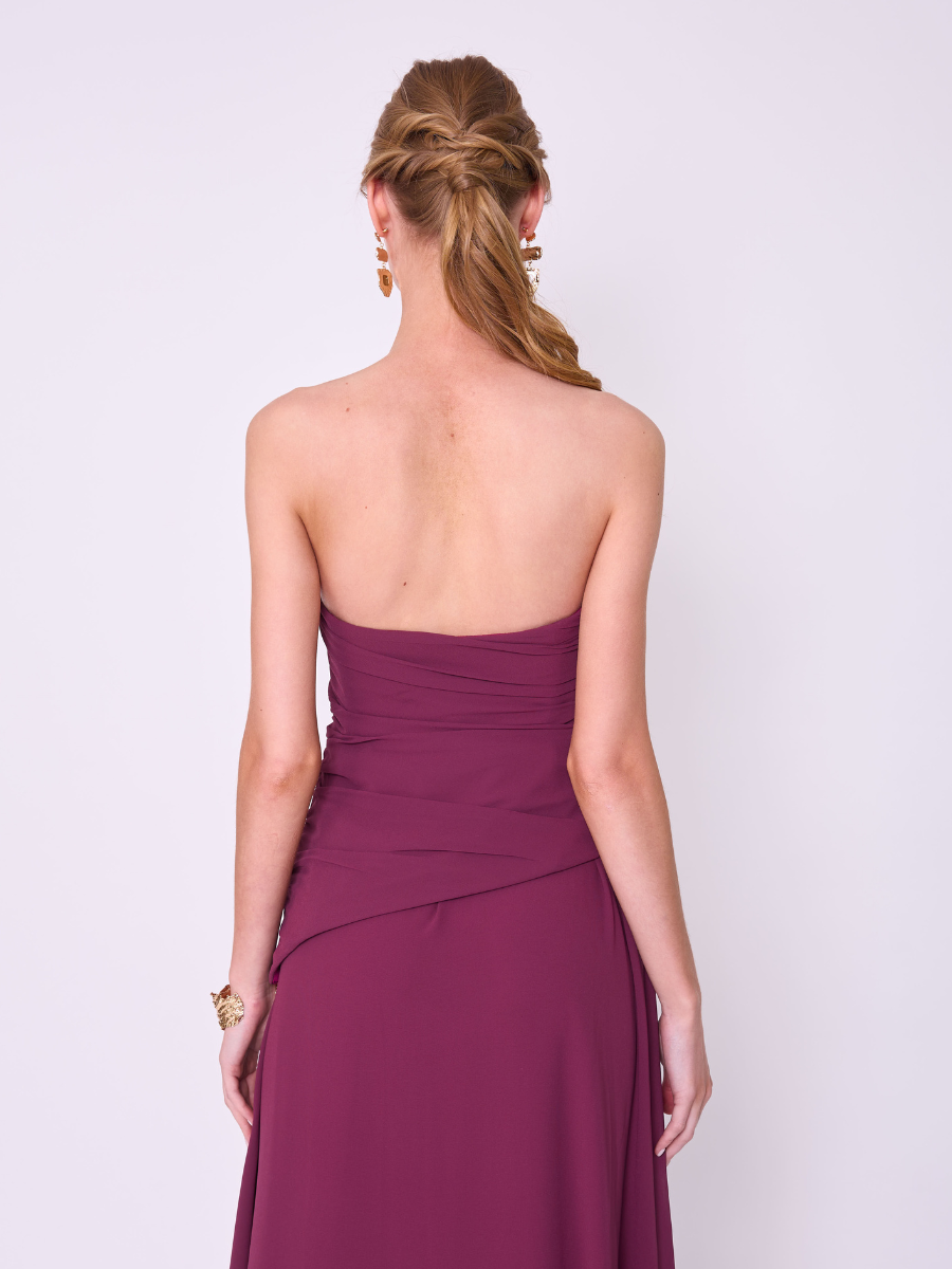 Vestido Anastasia Vino