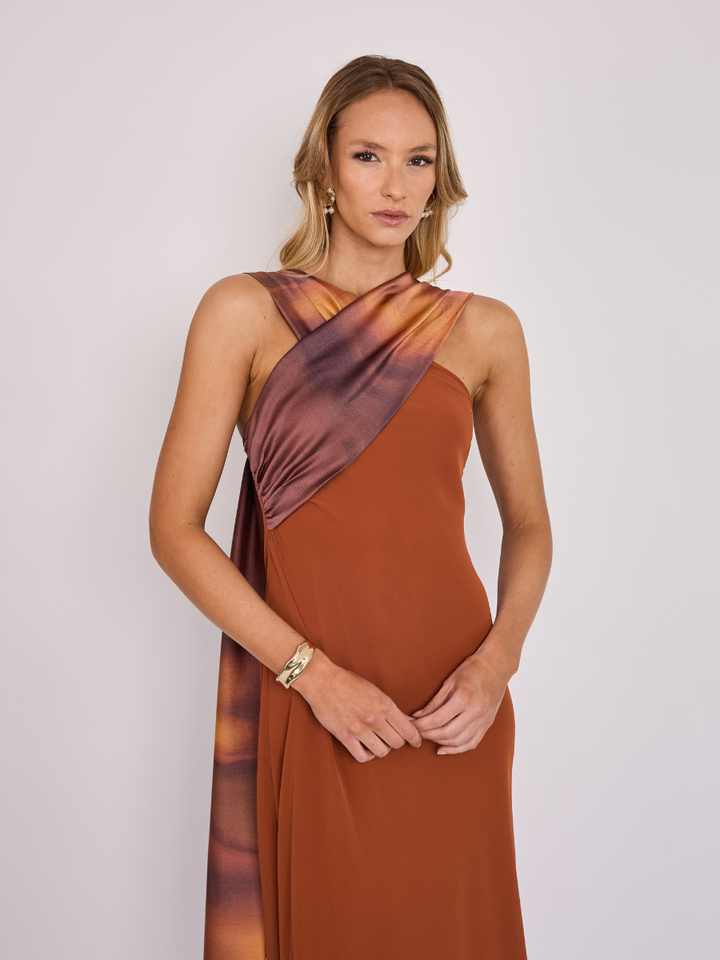 Vestido Vera Terracota