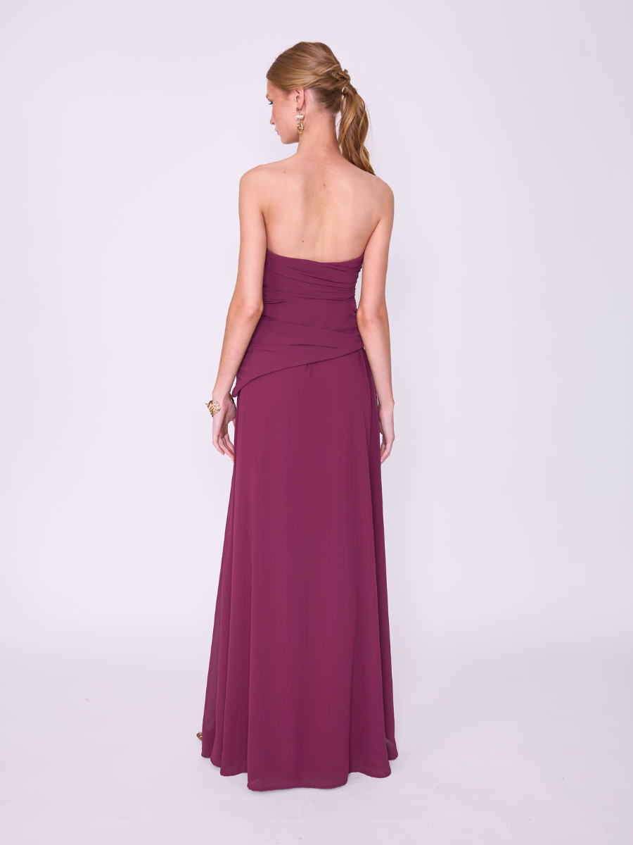 Vestido Anastasia Vino