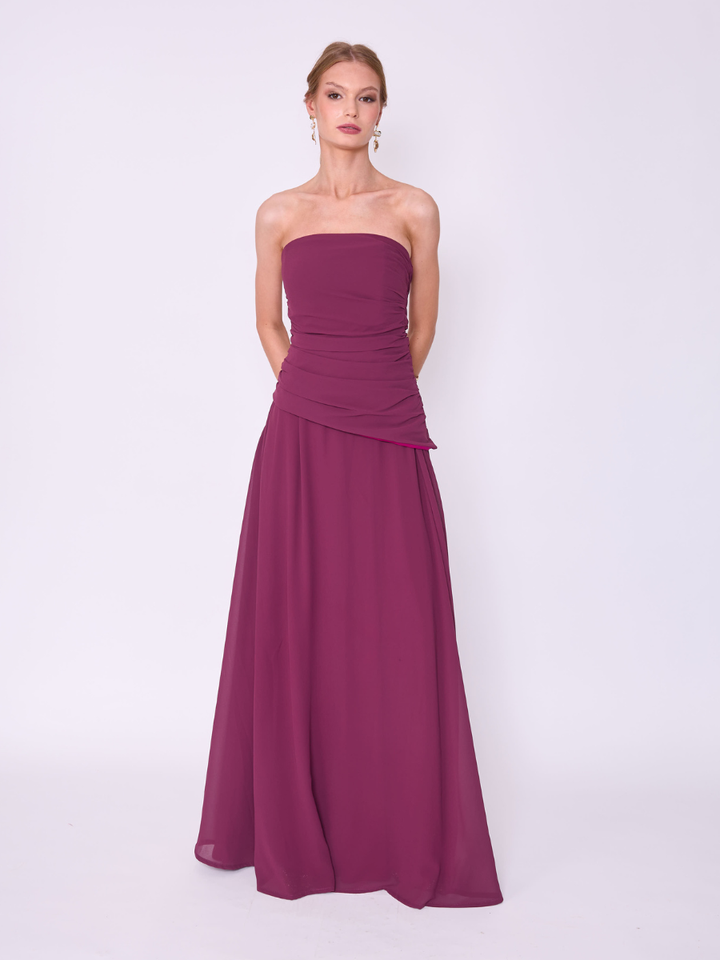 Vestido Anastasia Vino
