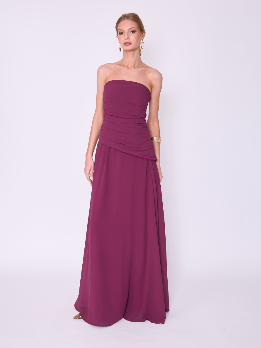 Vestido Anastasia Vino