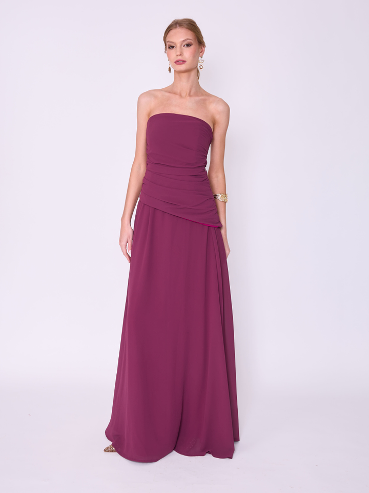 Vestido Anastasia Vino