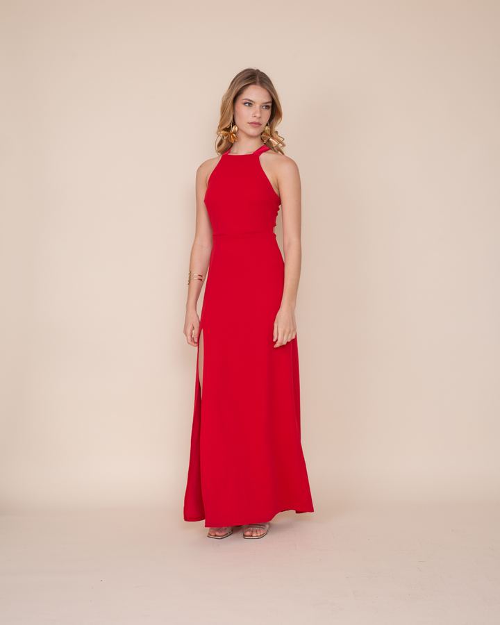 Vestido Vicenta Rojo