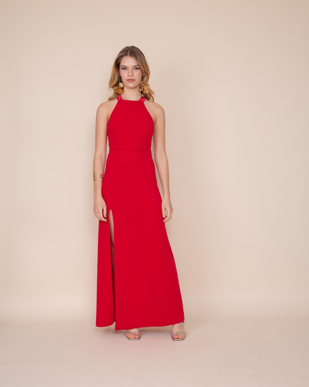 Vestido Vicenta Rojo