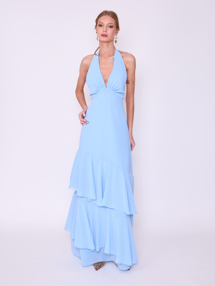 Vestido Diana Celeste