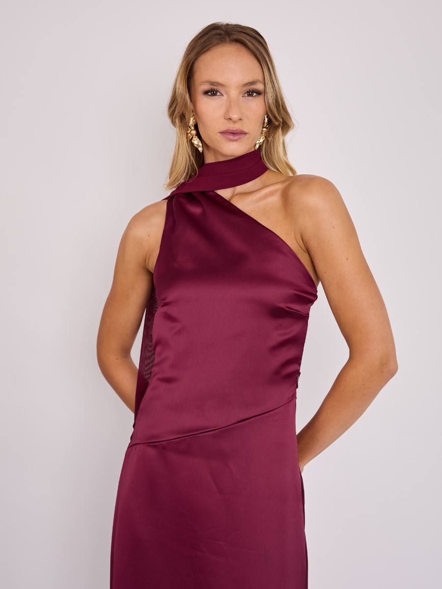 Vestido Salamanca Burdeo