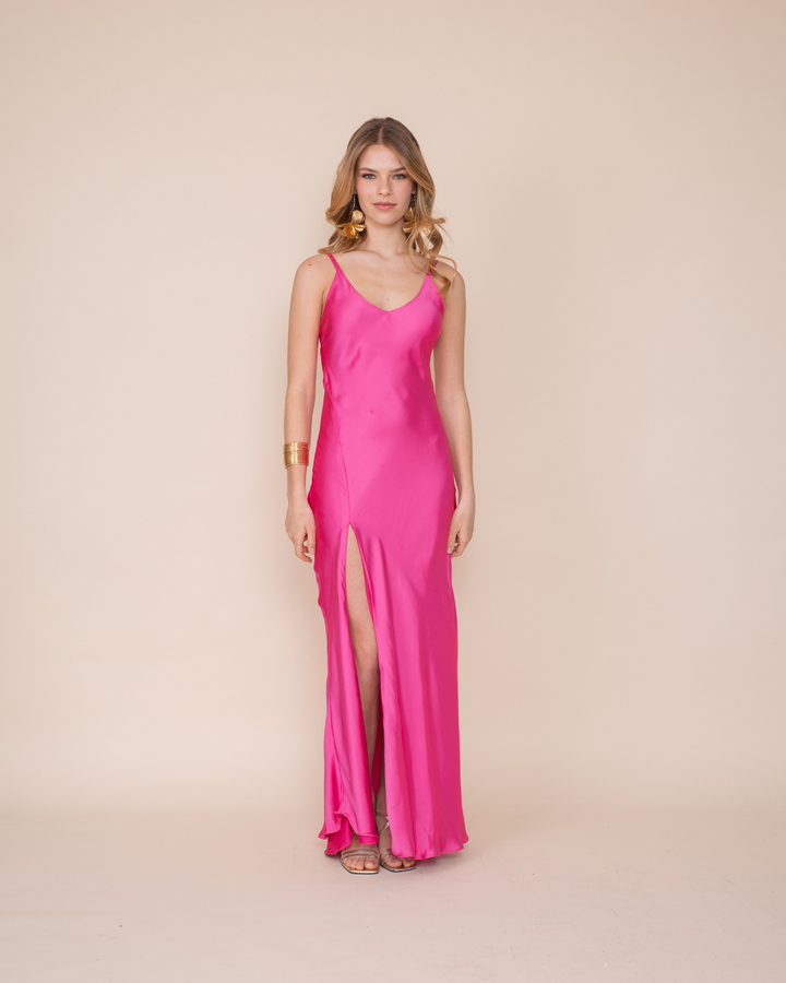 Vestido Victoria Fucsia