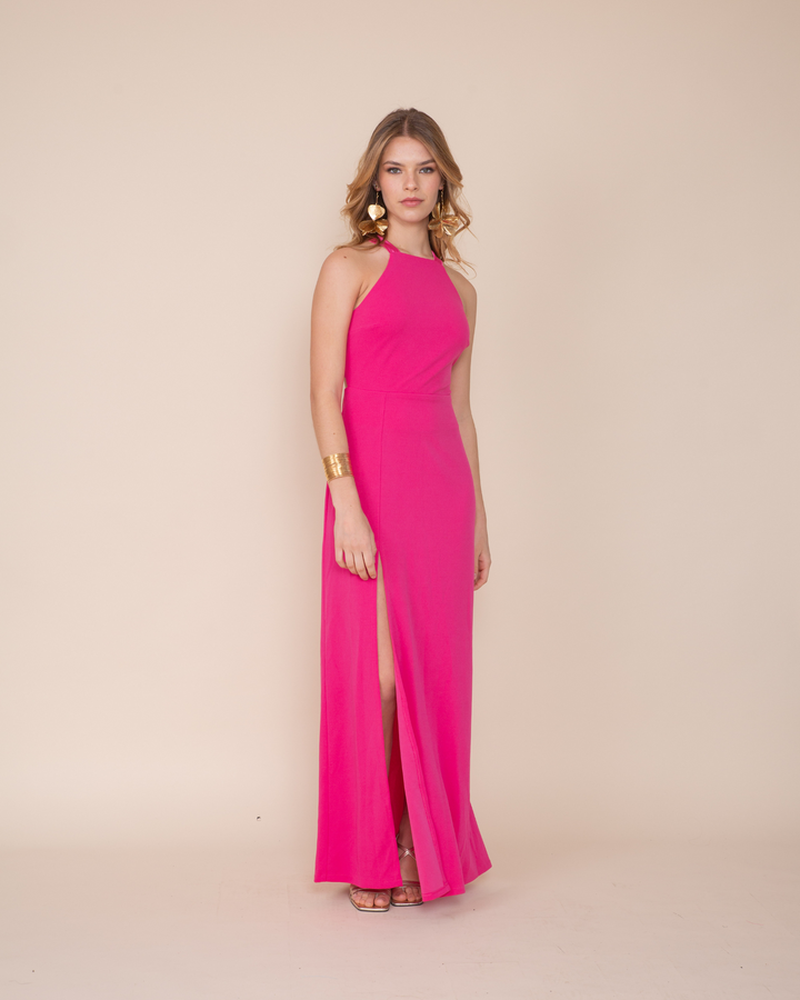 Vestido Vicenta Fucsia