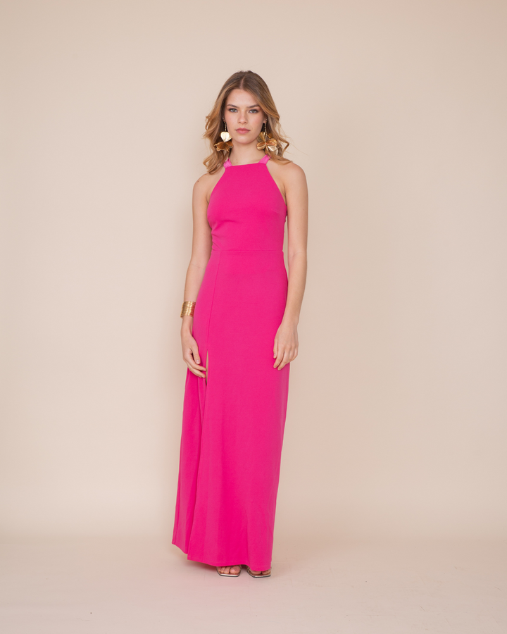 Vestido Vicenta Fucsia