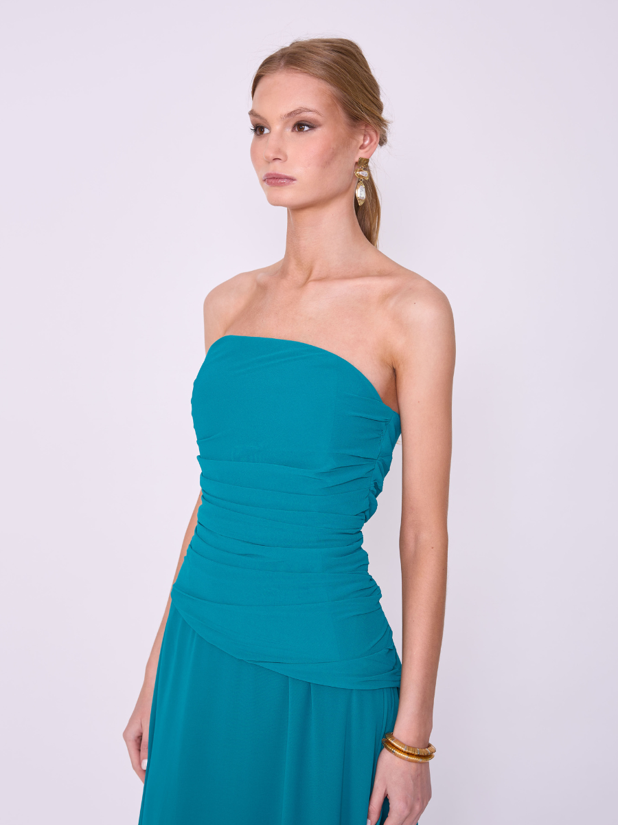 Vestido Anastasia Petroleo