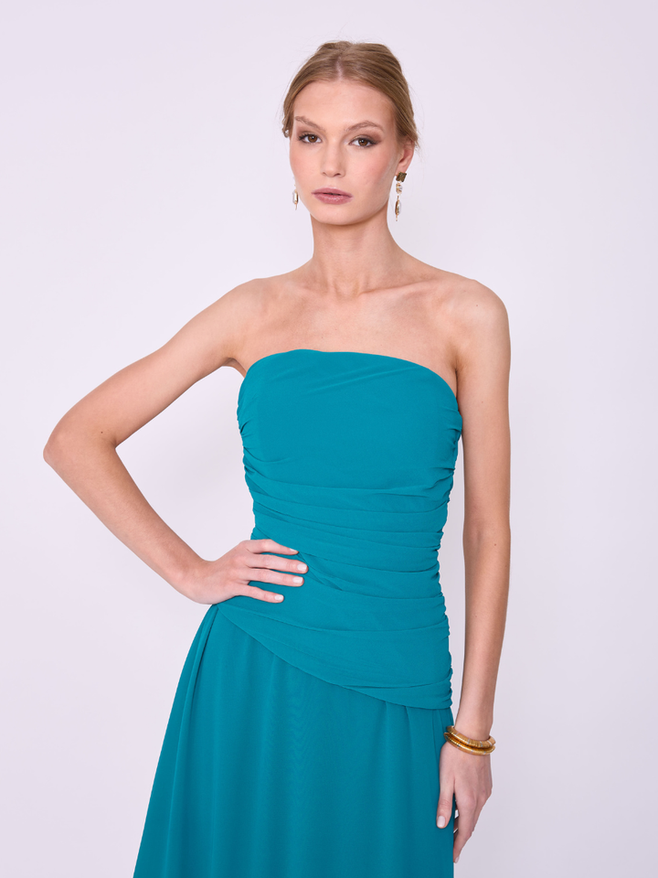 Vestido Anastasia Petroleo