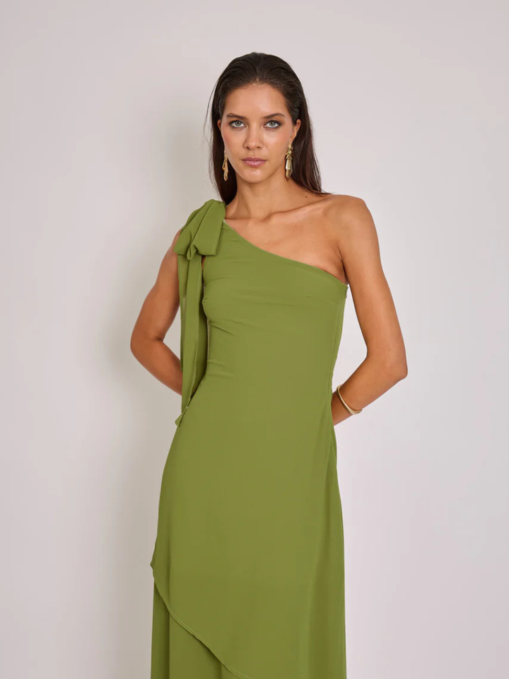 Vestido Josefina Verde Pistacho