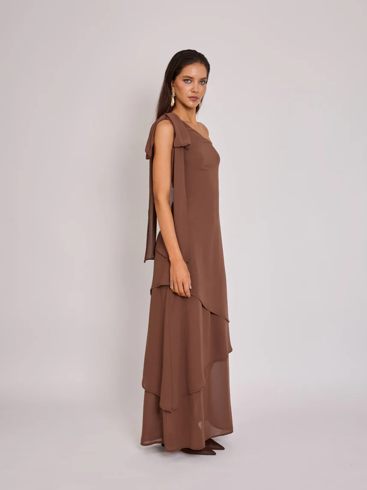 Vestido Josefina Cafe