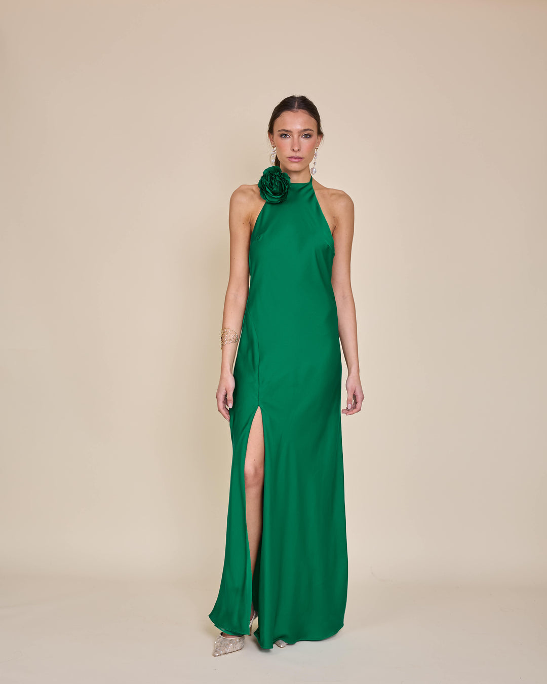 Vestido Bianca Verde Pastel