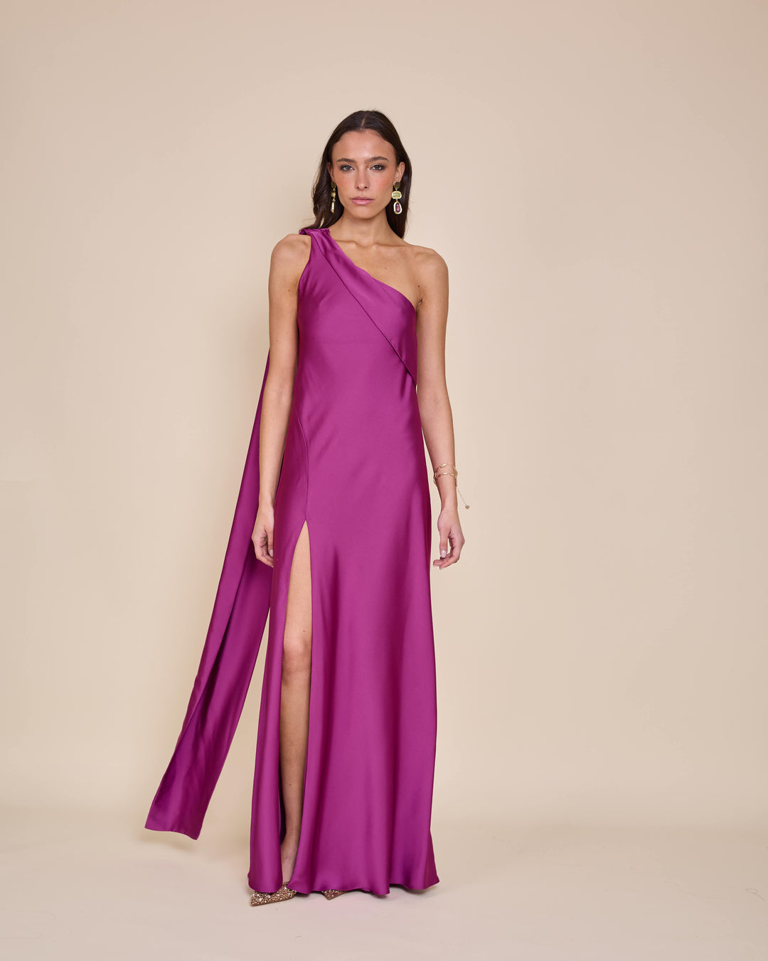 Vestido Agostina Magenta
