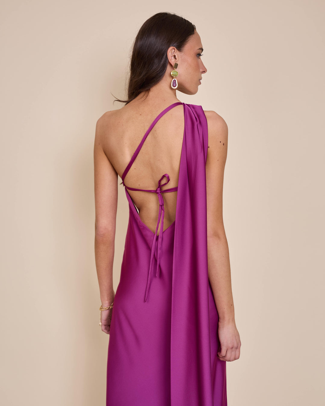 Vestido Agostina Magenta