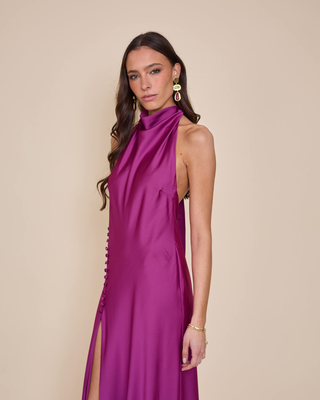 Vestido Berna Magenta