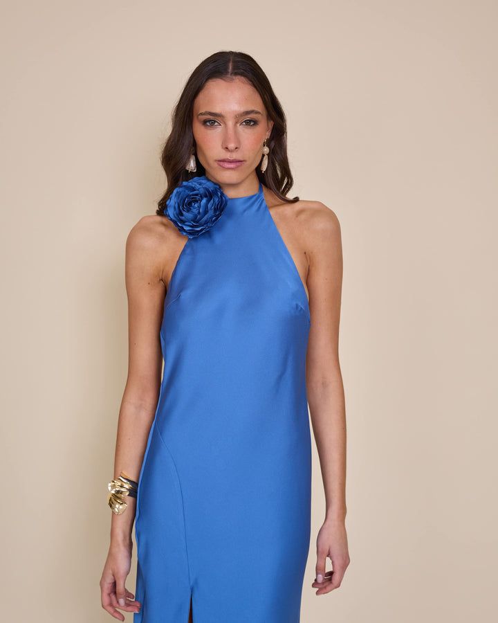 Vestido Bianca Azul Claro