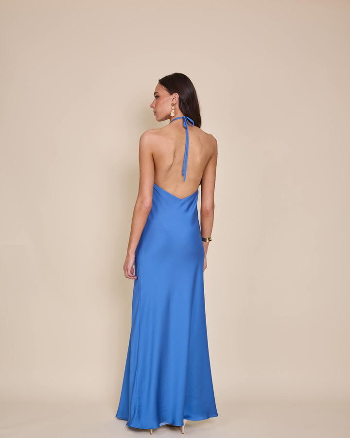Vestido Bianca Azul Claro