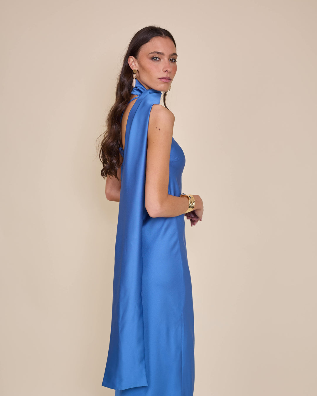 Vestido Agostina Azul Claro