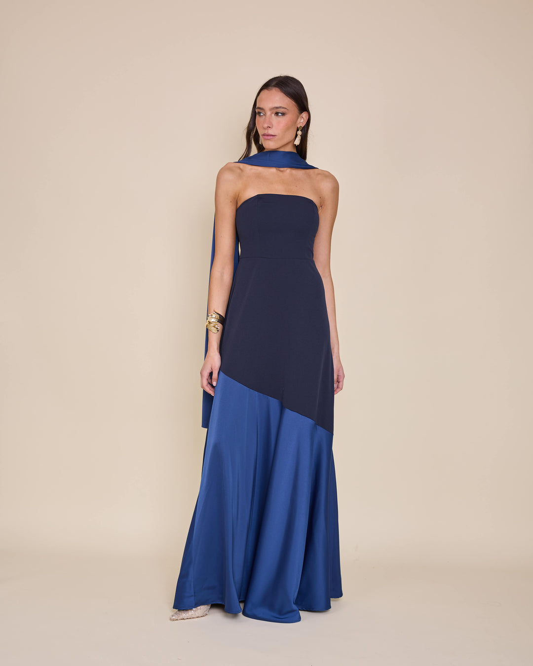 Vestido Ágata Azul Marino